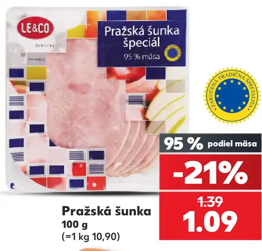 LE&CO Pražská šunka špeciál