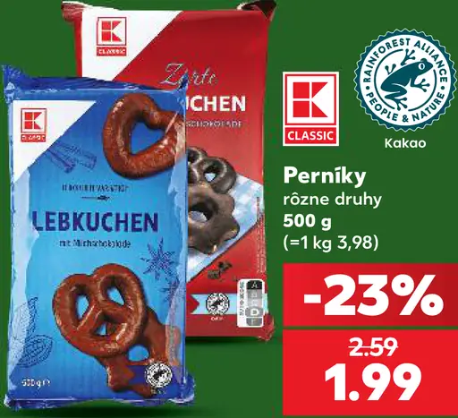 Perníky, rôzne druhy