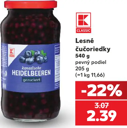 Lesné čučoriedky