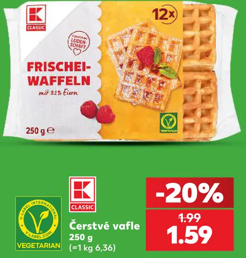 K-Classic Čerstvé vafle
