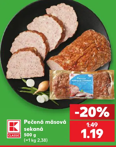 K-Classic Pečená mäsová sekaná