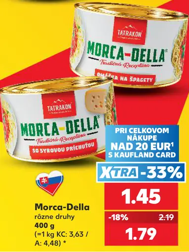 Tatrakon Morca-Della tradičná receptúra s paradajkami na špagety