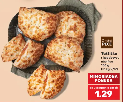 Taštička s kebabovou náplňou
