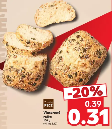 Z našej pece viaczrnná rolka