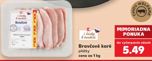 Bravčové karé plátky