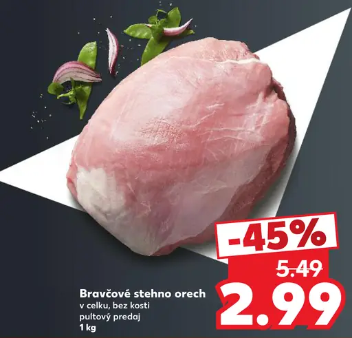Bravčové stehno orech bez kosti