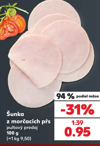 Šunka z morčacích pŕs