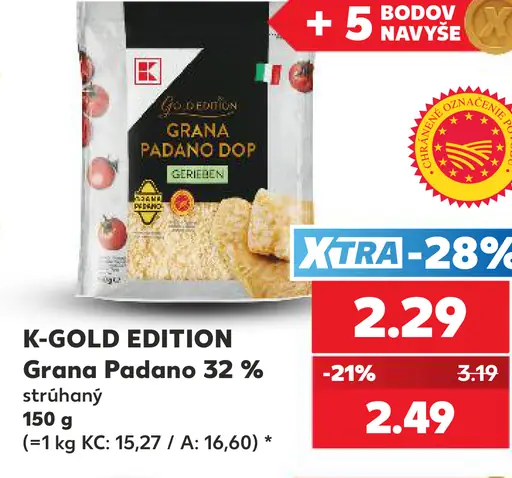 K-Gold Edition Grana Padano 32 %