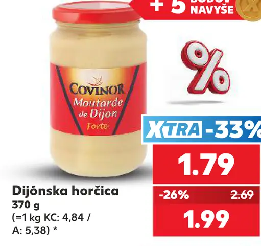 Covinor dijónska horčica forte