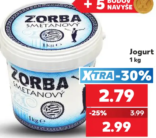 Zorba smotanový jogurt