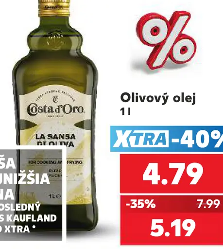 Osta d'Oro olivový olej La Sansa di Oliva
