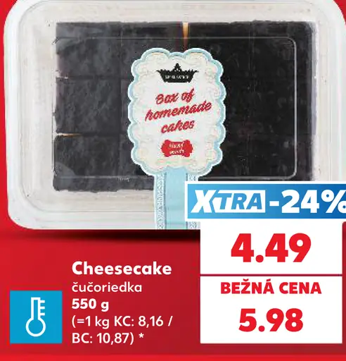 Cheesecake čučoriedka
