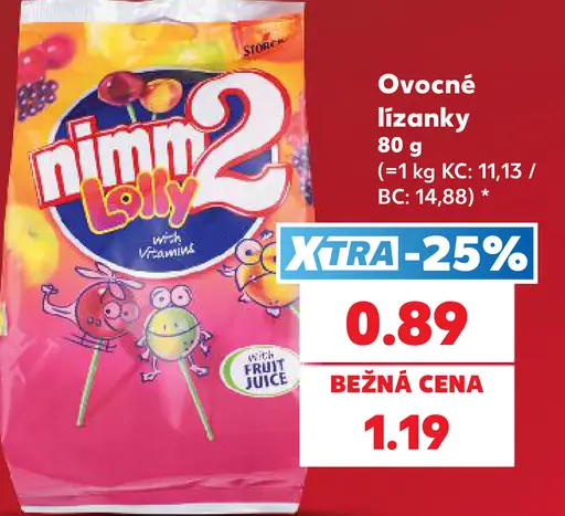 Storck Nimm2 Lolly ovocné lízanky