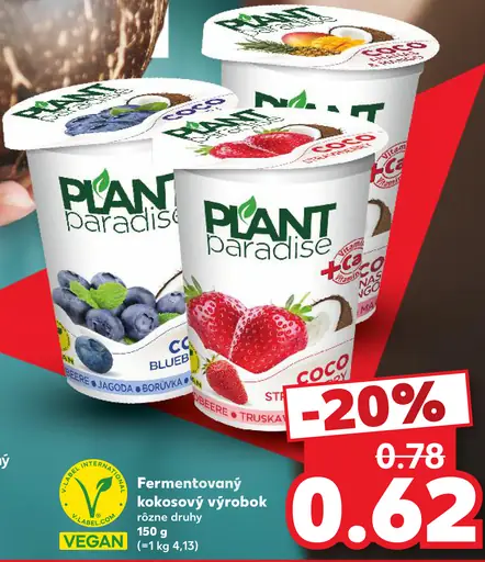 Plant Paradise Fermentovaný kokosový výrobok