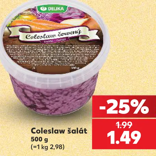 Delika coleslaw šalát