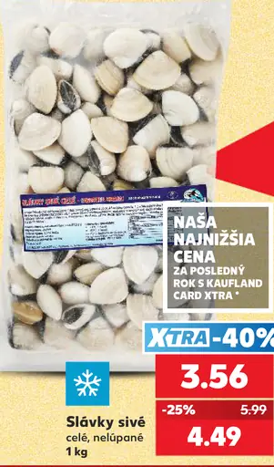 Slávky sivé celé, nelúpané