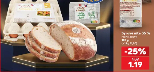 Sýrové nite 35 % rôzne druhy