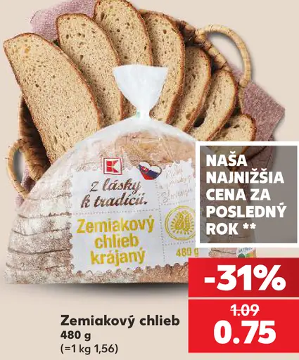 Z lásky k tradícii – zemiakový chlieb krájaný
