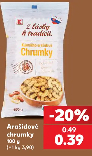 Z lásky k tradícii – arašidové chrumky