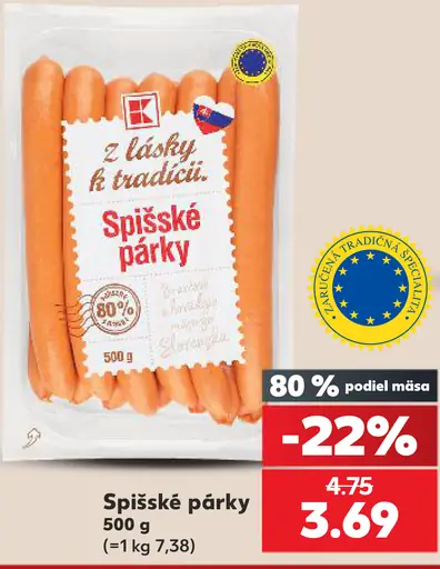Z lásky k tradícii Spišské párky