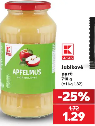 K-Classic Jablkové pyré