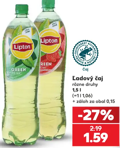 Lipton ľadový čaj Green a Red Berries