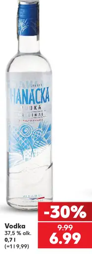 Hanácka vodka, 37,5 % alkoholu