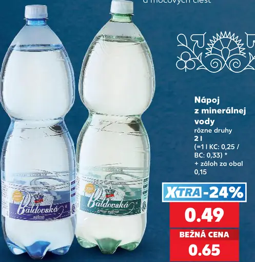 Baldovská nápoj z minerálnej vody