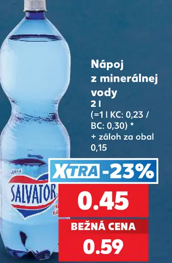 Salvator Nápoj z minerálnej vody