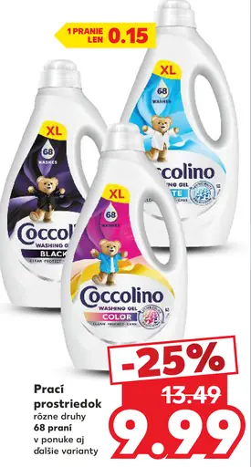 Coccolino prací prostriedok rôzne druhy 68 praní