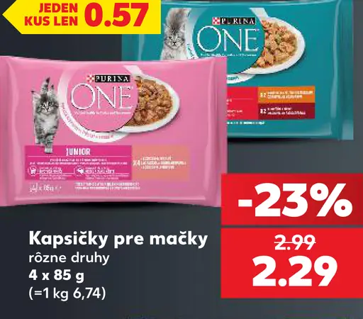 Purina One kapsičky pre mačky