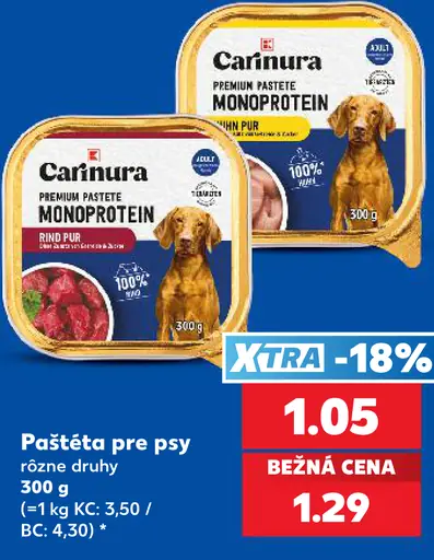 Carinura Paštéta pre psy
