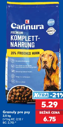 Carinura granuly pre psy, 20 % čerstvého kuracieho mäsa