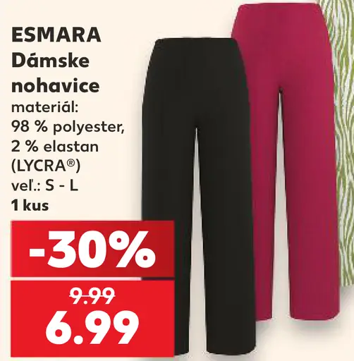 Esmara dámske nohavice, 98 % polyester, 2 % elastan