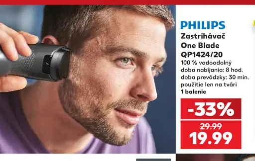Philips OneBlade QP1424/20 zastrihávač