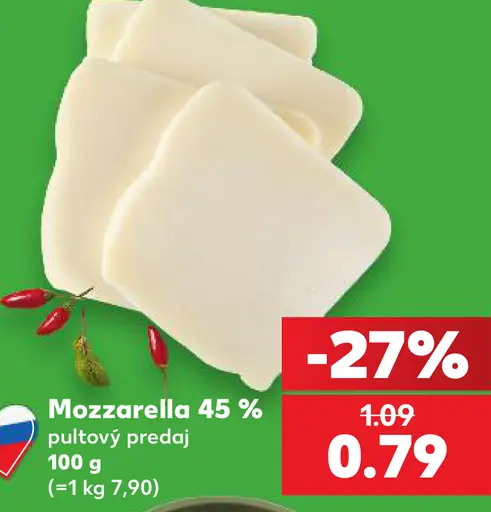 Mozzarella 45 %