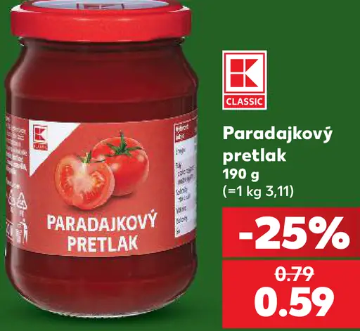 K-Classic Paradajkový pretlak