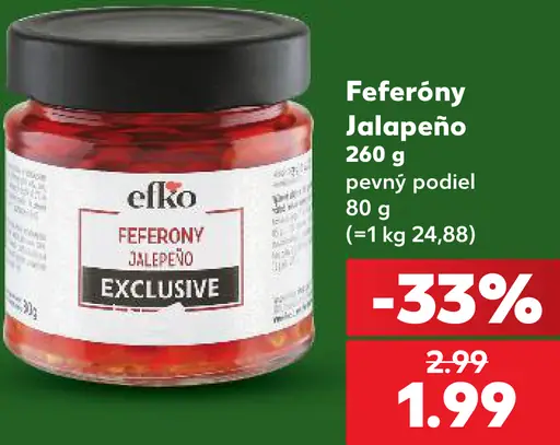 Efko Feferóny Jalapeño