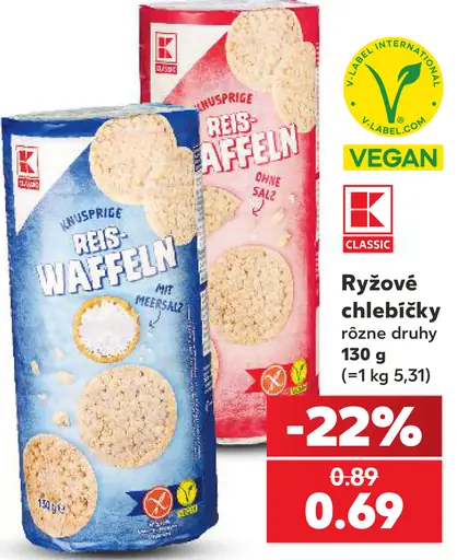 K-Classic Ryžové chlebíčky
