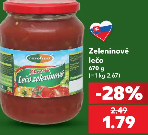 Novofruct Zámocké lečo zeleninové