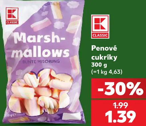 K-Classic Pěnové cukríky