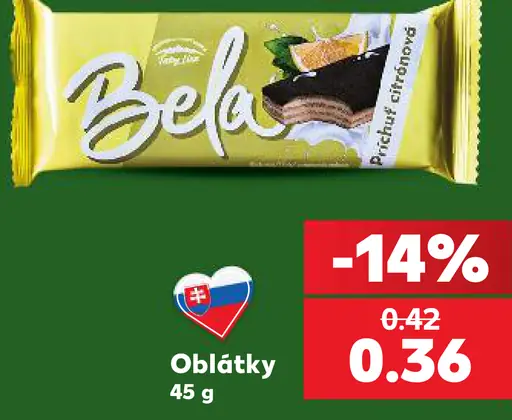 Bela oblátky