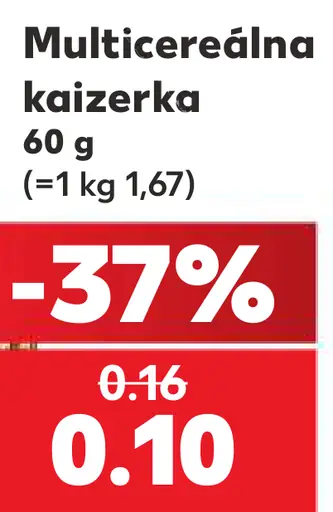 K-Classic Multicereálna kajzerka