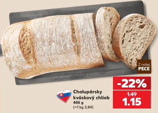 Z našej pece – Chalupársky kváskový chlieb