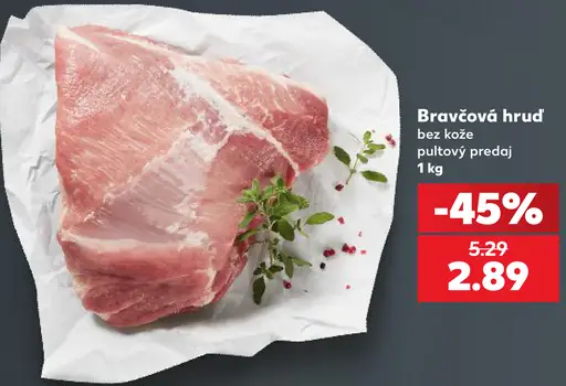 Bravčová hruď bez kosti