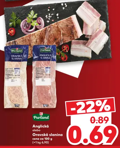 Purland Anglická alebo Oravská slanina