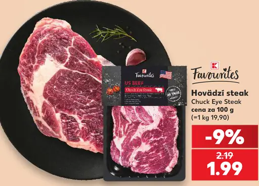 Favourites Chuck Eye Steak – hovädzí steak