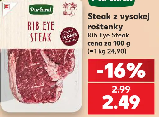 Purland Rib Eye Steak