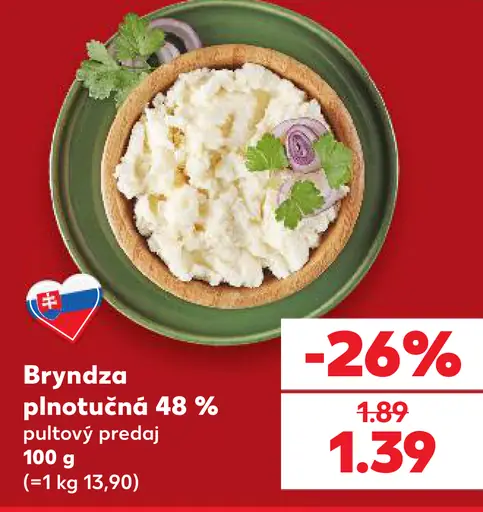 Bryndza plnotučná 48 %