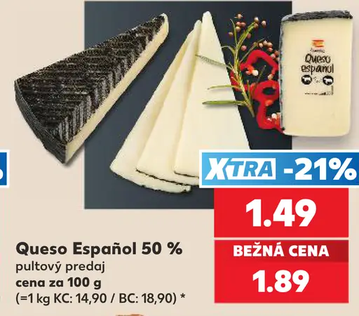 Queso Español 50 %